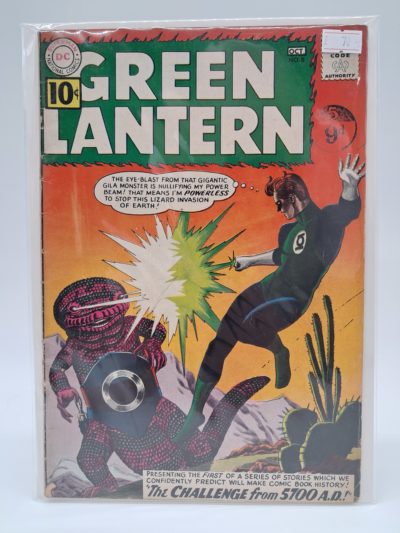 Green Lantern #8, DC Comics – The Challenge from 5700 A.D.! – Silver Age – 1961