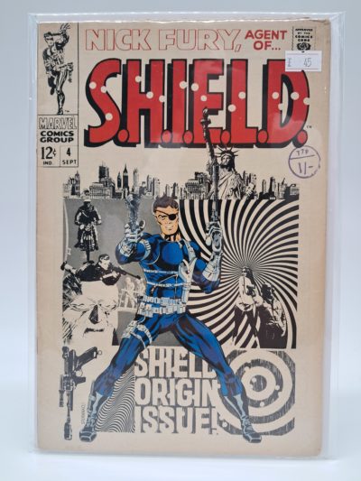 Nick Fury, Agent of S.H.I.E.L.D. #4, Marvel Comics – Steranko Cover – 1968