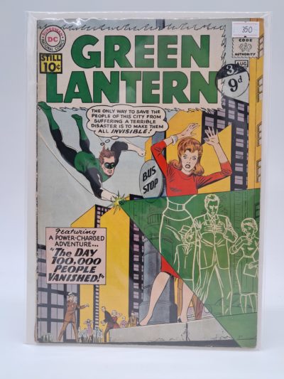 Green Lantern #5, DC Comics – The Day 100,000 People Vanished! – Silver Age – 1961