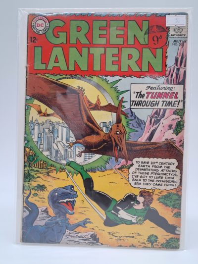 Green Lantern #30 – The Tunnel Through Time! DC Comics – Silver Age – 1964