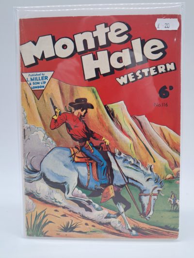 Monte Hale Western #116 – L. Miller & Son - 6d British Comic – Vintage Western