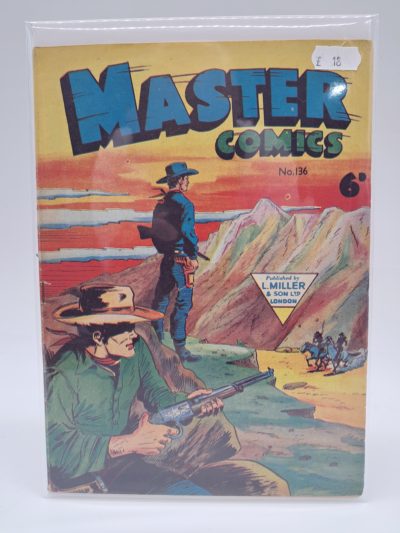 L. Miller & Son, Master Comics #136 – 6d British Western Comic – Vintage Issue