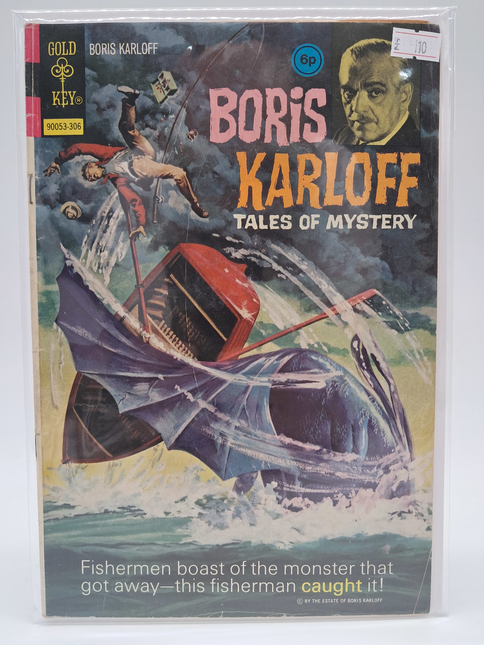 Boris Karloff Tales of Mystery #306, Gold Key – UK 6p Edition – Vintage Horror Comic