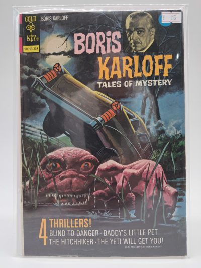 Boris Karloff Tales of Mystery #308, Gold Key – 4 Thrillers – Vintage Horror Comic