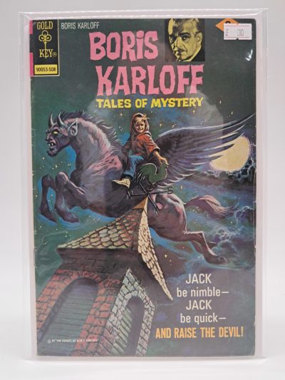 Boris Karloff Tales of Mystery #508, Gold Key – UK 6p Edition – Vintage Horror Comic