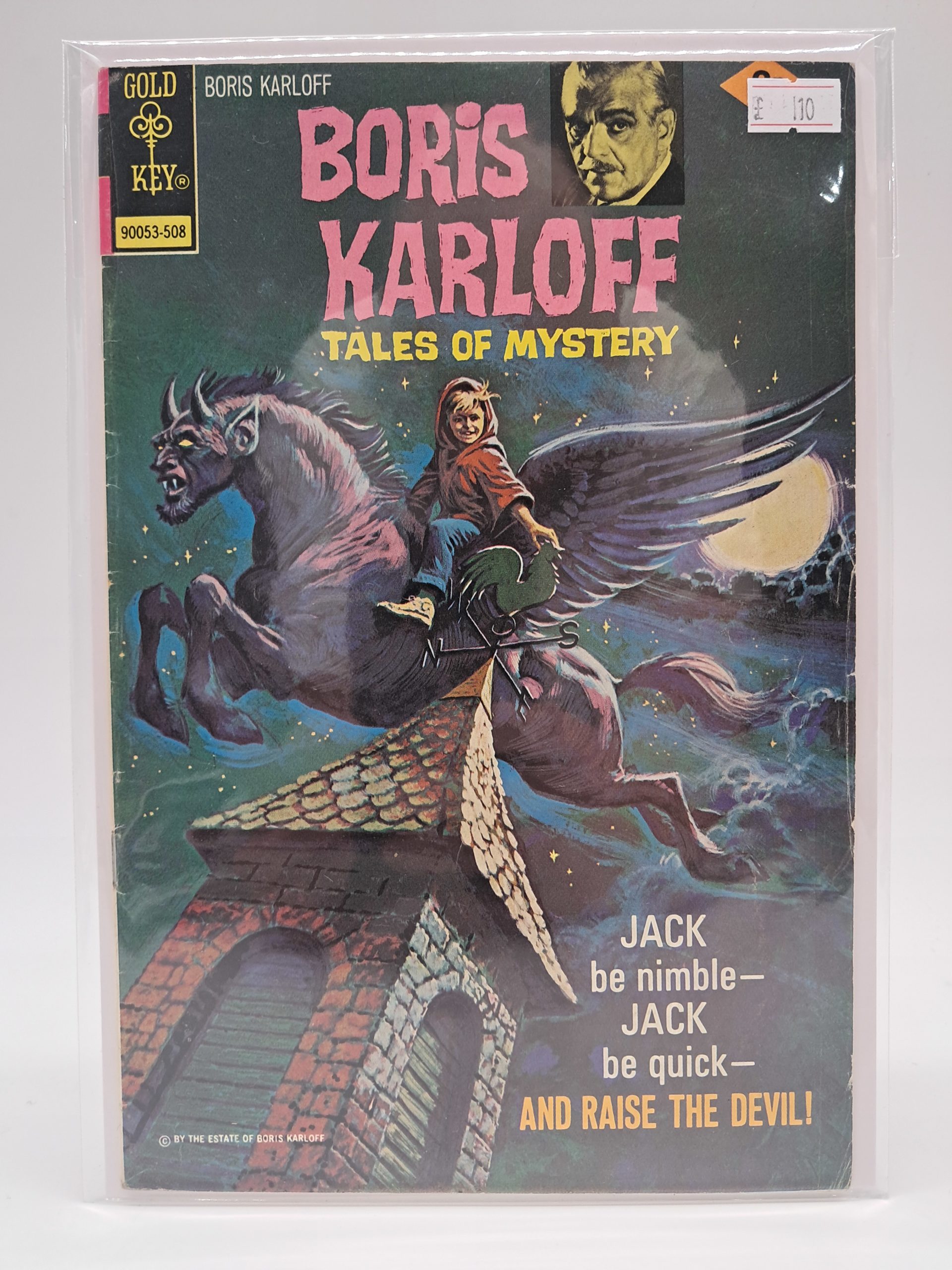 Boris Karloff Tales of Mystery #508, Gold Key – UK 6p Edition – Vintage Horror Comic