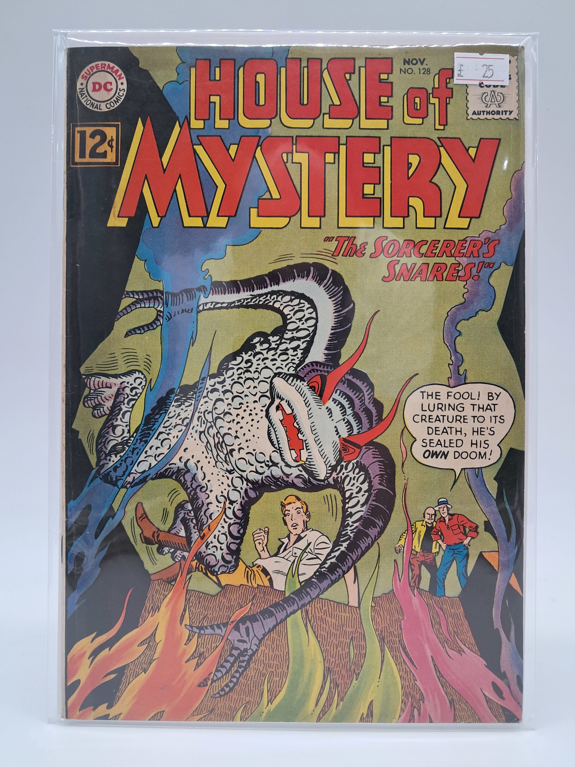 House of Mystery #128 – The Sorcerer’s Snares – Silver Age Horror Comic