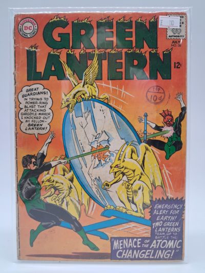 Green Lantern #38 – Menace of the Atomic Changeling, DC – Silver Age Comic