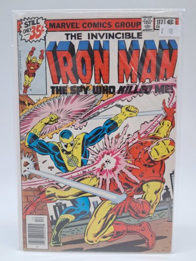 The Invincible Iron Man #117, Marvel – Bronze Age Comic – “The Spy Who Killed Me!”