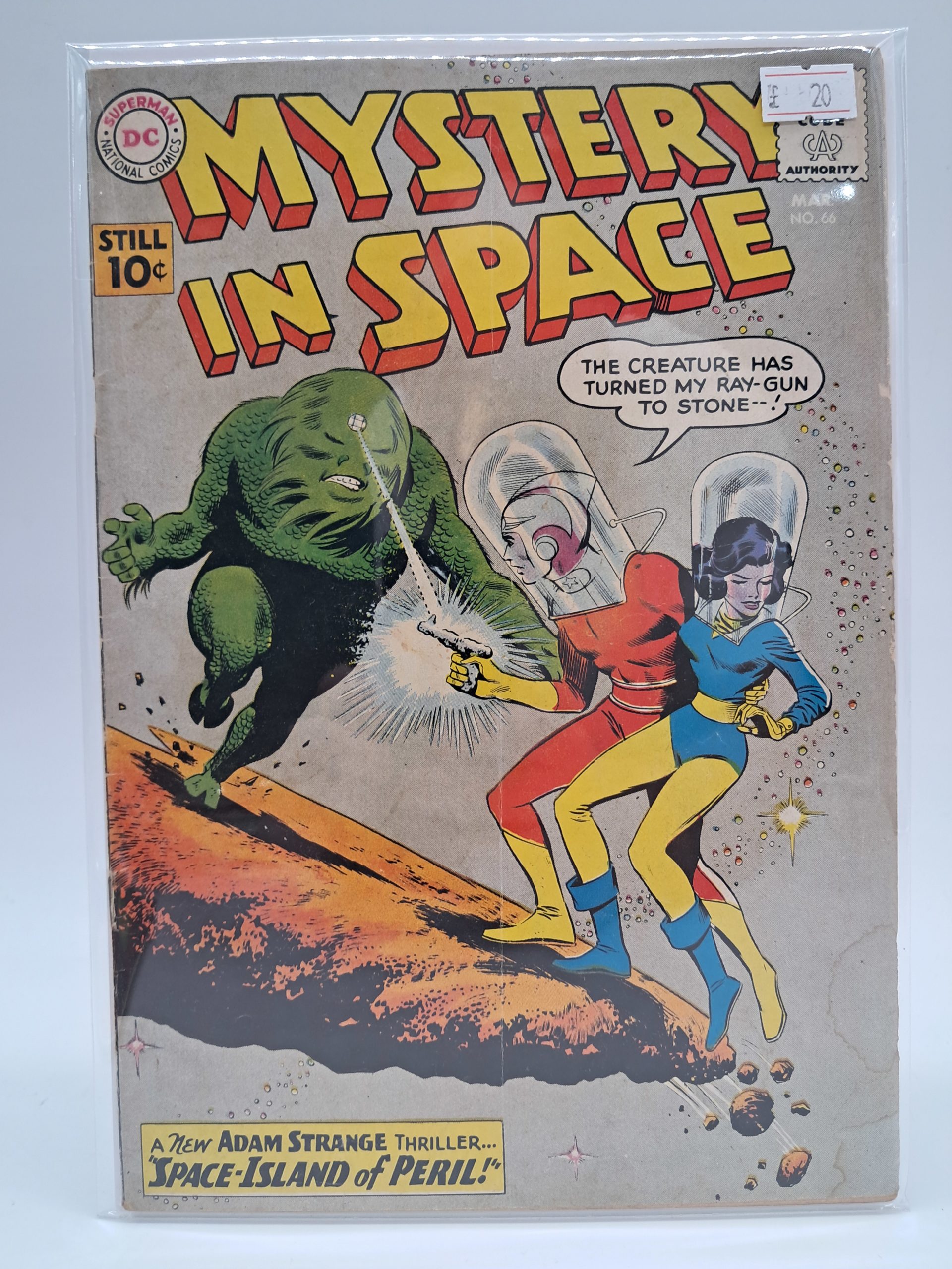 Mystery in Space #66, DC Comics – Adam Strange – Silver Age Comic – 1961