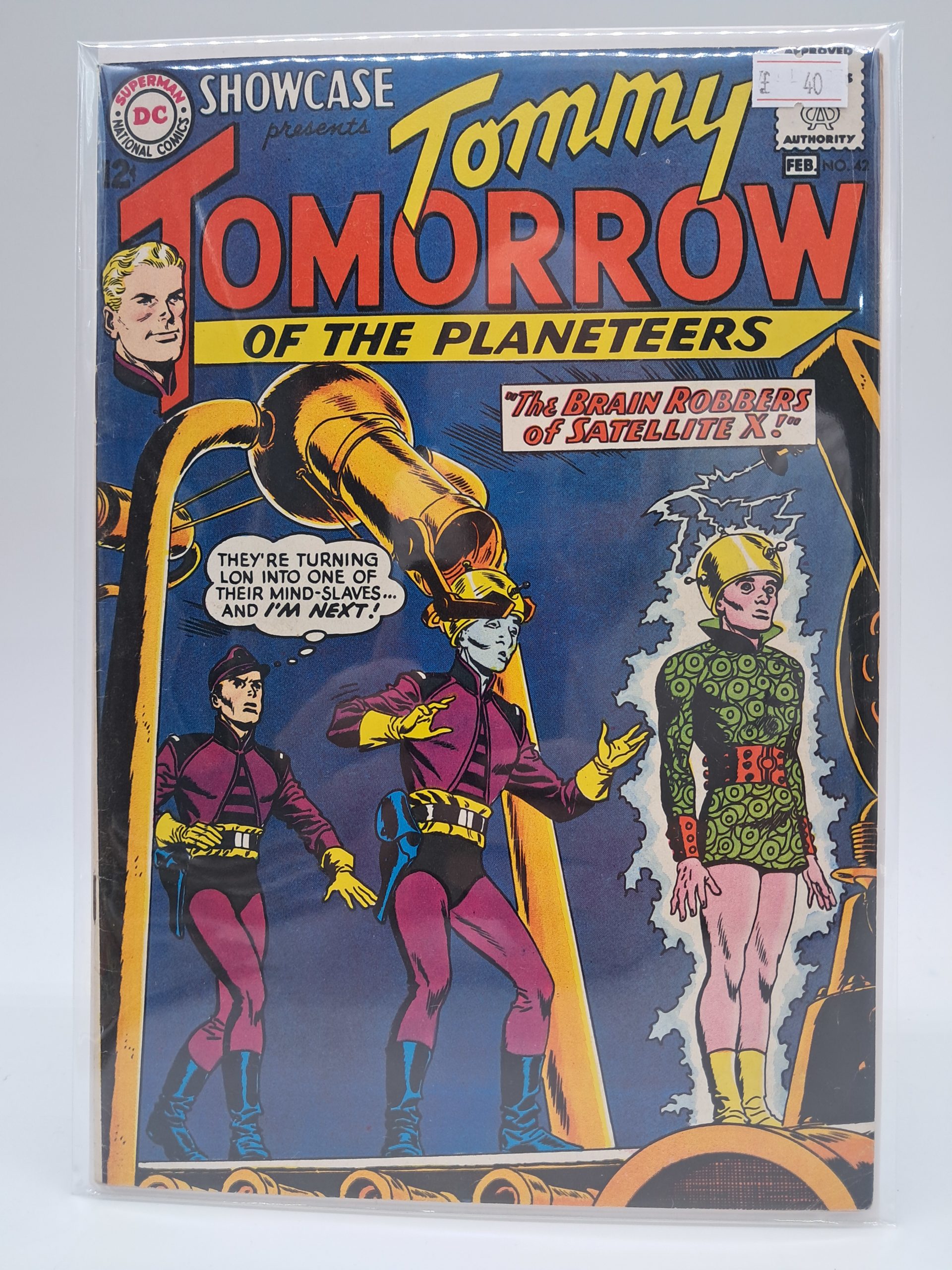 Showcase #42 – Tommy Tomorrow of the Planeteers, DC Comics – Silver Age Comic – 1963