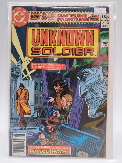 The Unknown Soldier #243, DC Comics – Double Switch – Bronze Age Comic – 1980