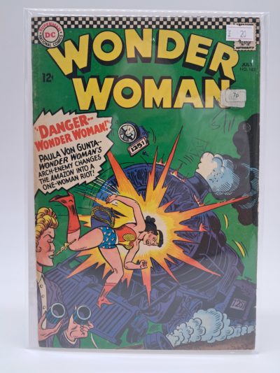 Wonder Woman #163 – Danger... Wonder Woman! - DC Comics – Silver Age Comic – 1966
