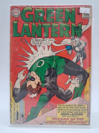 Green Lantern #36 – Wizard of the Light-Wave Weapons, DC Comics – Silver Age Comic – 1965