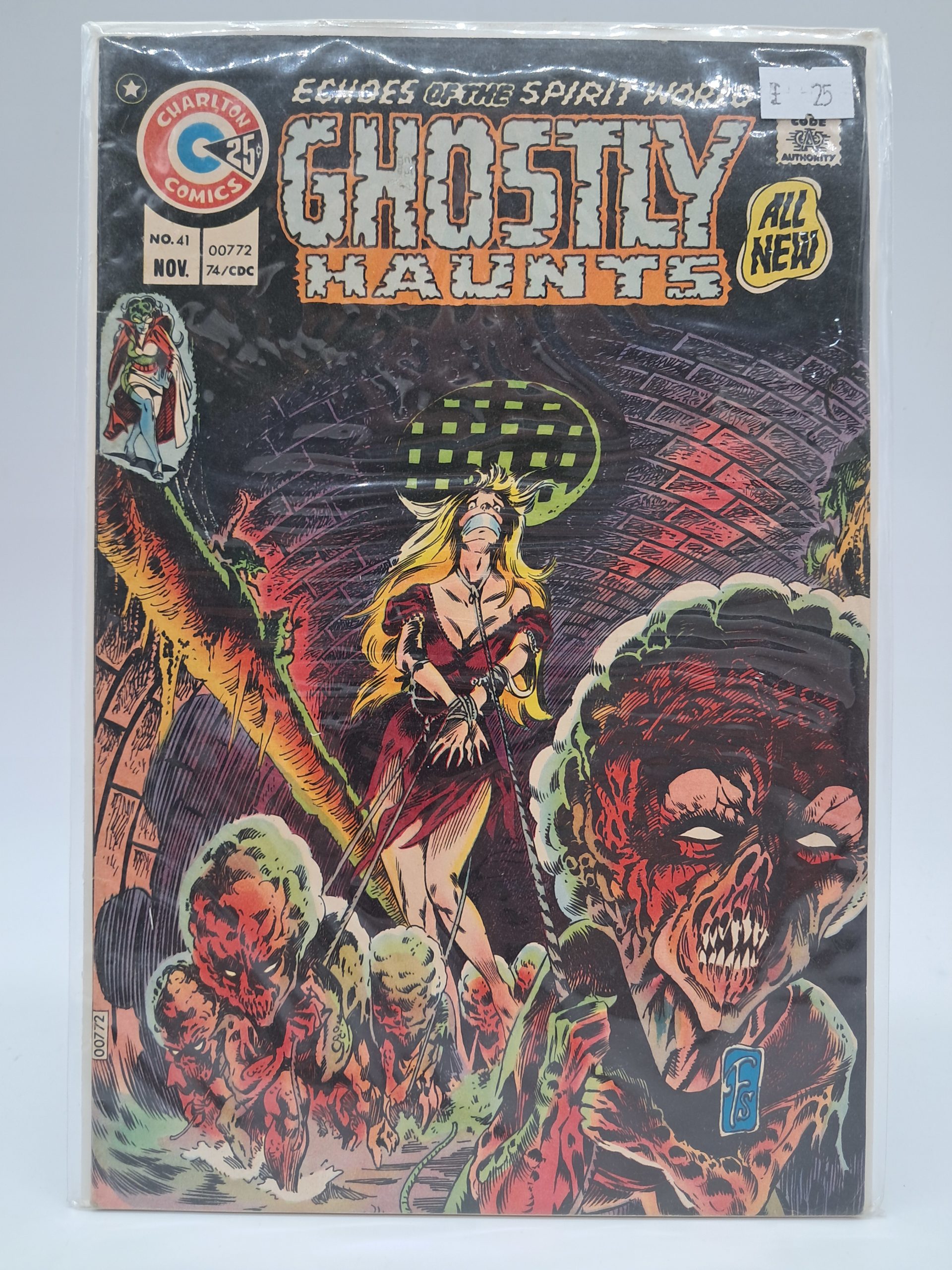 Ghostly Haunts #41, Charlton Comics – Horror Comic – 1974