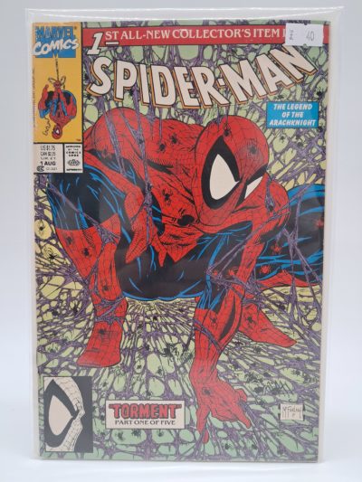 Spider-Man #1, Marvel Comics – Torment Part One of Five – Todd McFarlane – 1990
