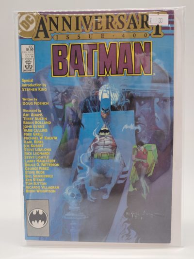 Batman #400, DC Comics – Anniversary Issue – Stephen King Introduction – 1986