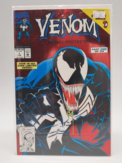 Venom: Lethal Protector #1, Marvel Comics – Limited Series – Red Foil Cover – 1993