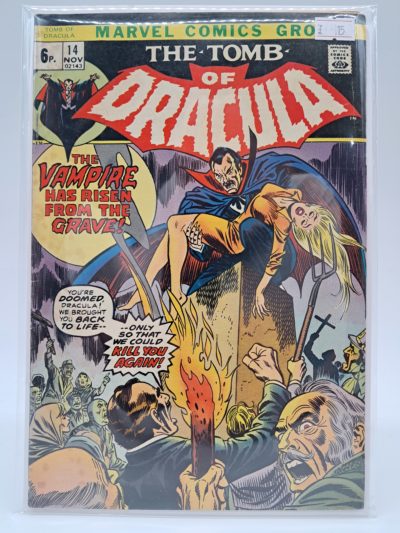 The Tomb of Dracula #14, Marvel Comics – UK Price Variant – 1973
