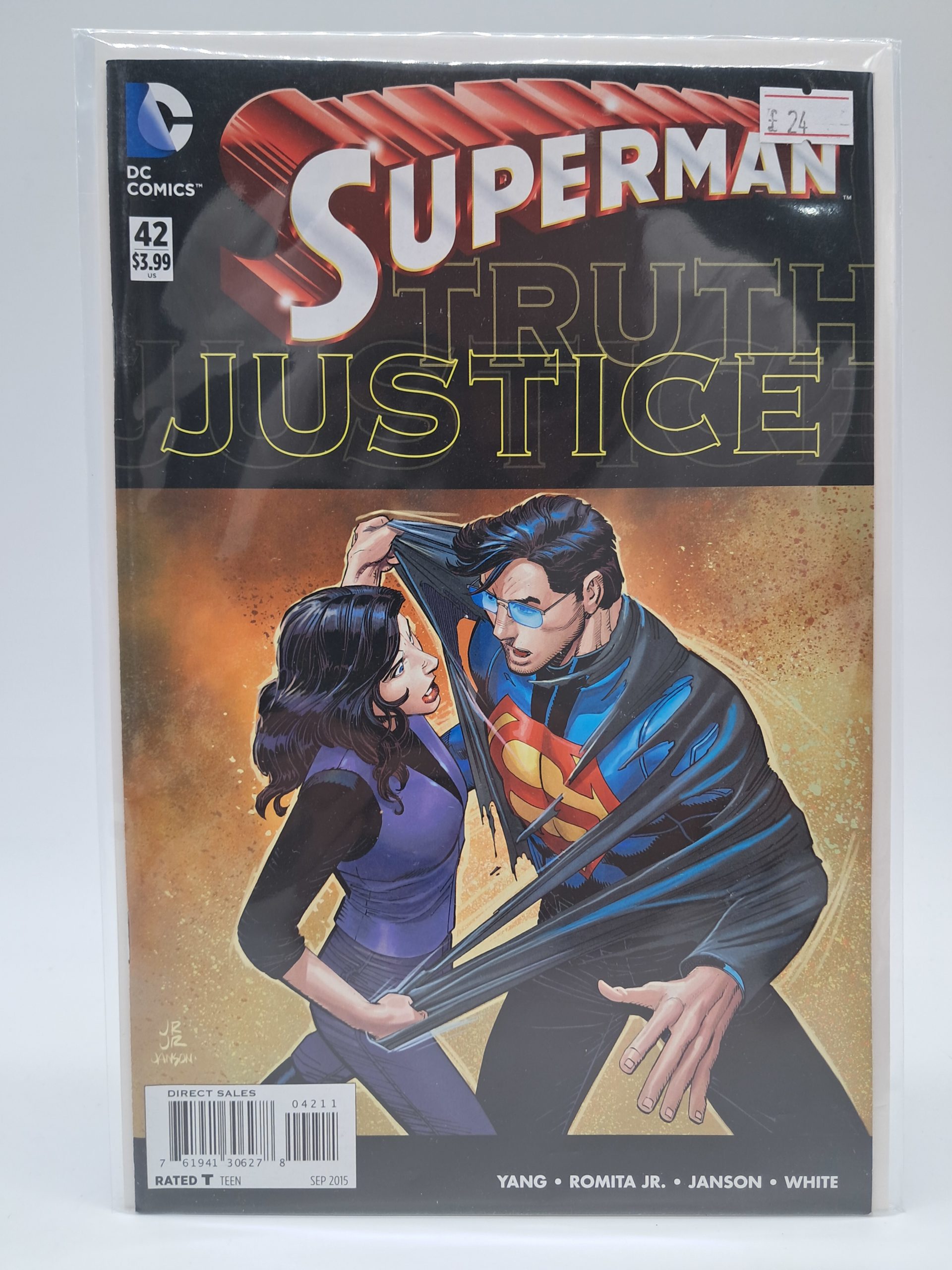 Superman #42, DC Comics – Truth: Justice – 2015