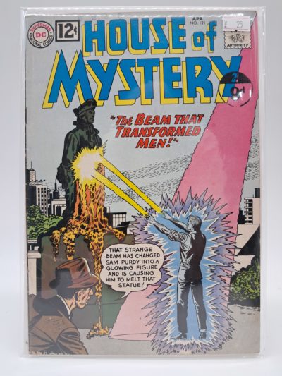 House of Mystery #121, DC Comics – The Beam That Transformed Men – 1962