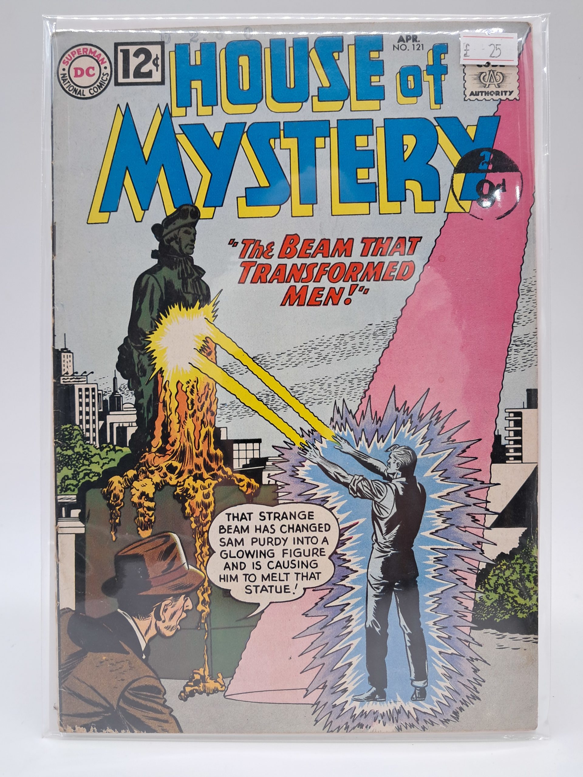 House of Mystery #121, DC Comics – The Beam That Transformed Men – 1962