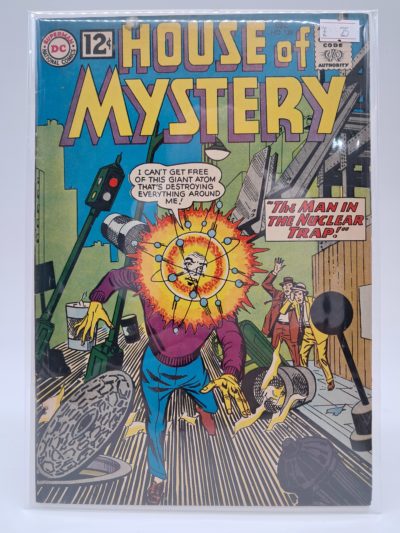House of Mystery #129, DC Comics – The Man in the Nuclear Trap – 1962