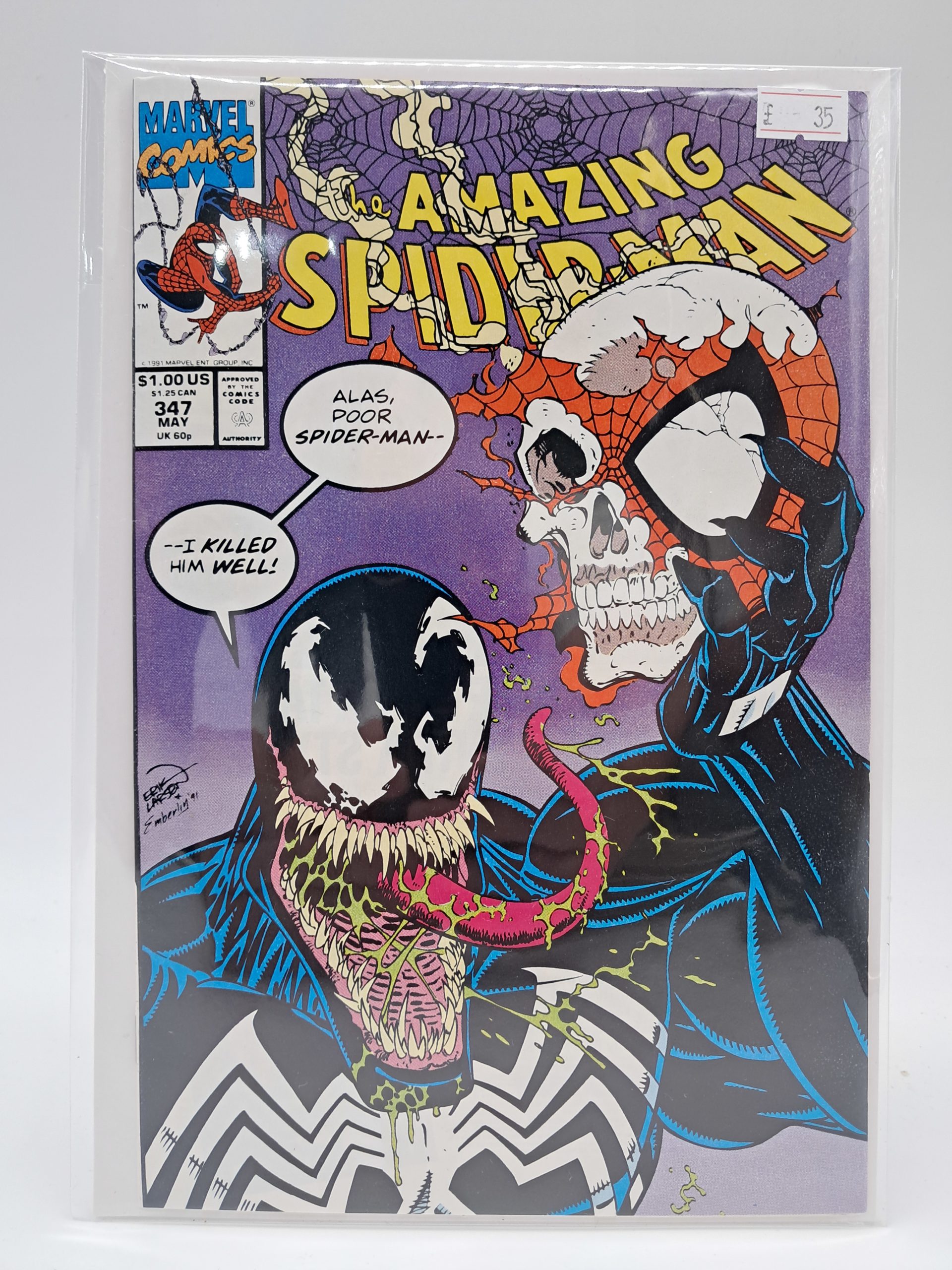 Marvel Comics – The Amazing Spider-Man #347 – Venom – 1991