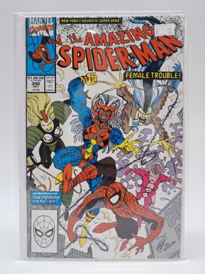 The Amazing Spider-Man #340, Marvel Comics – Femme Fatales – 1990