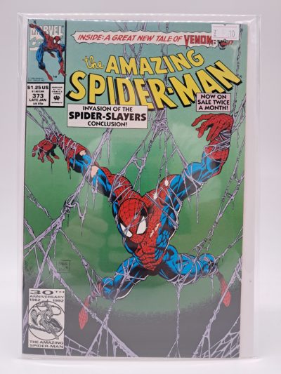 The Amazing Spider-Man #373, Marvel Comics – Spider-Slayers & Venom – 1993