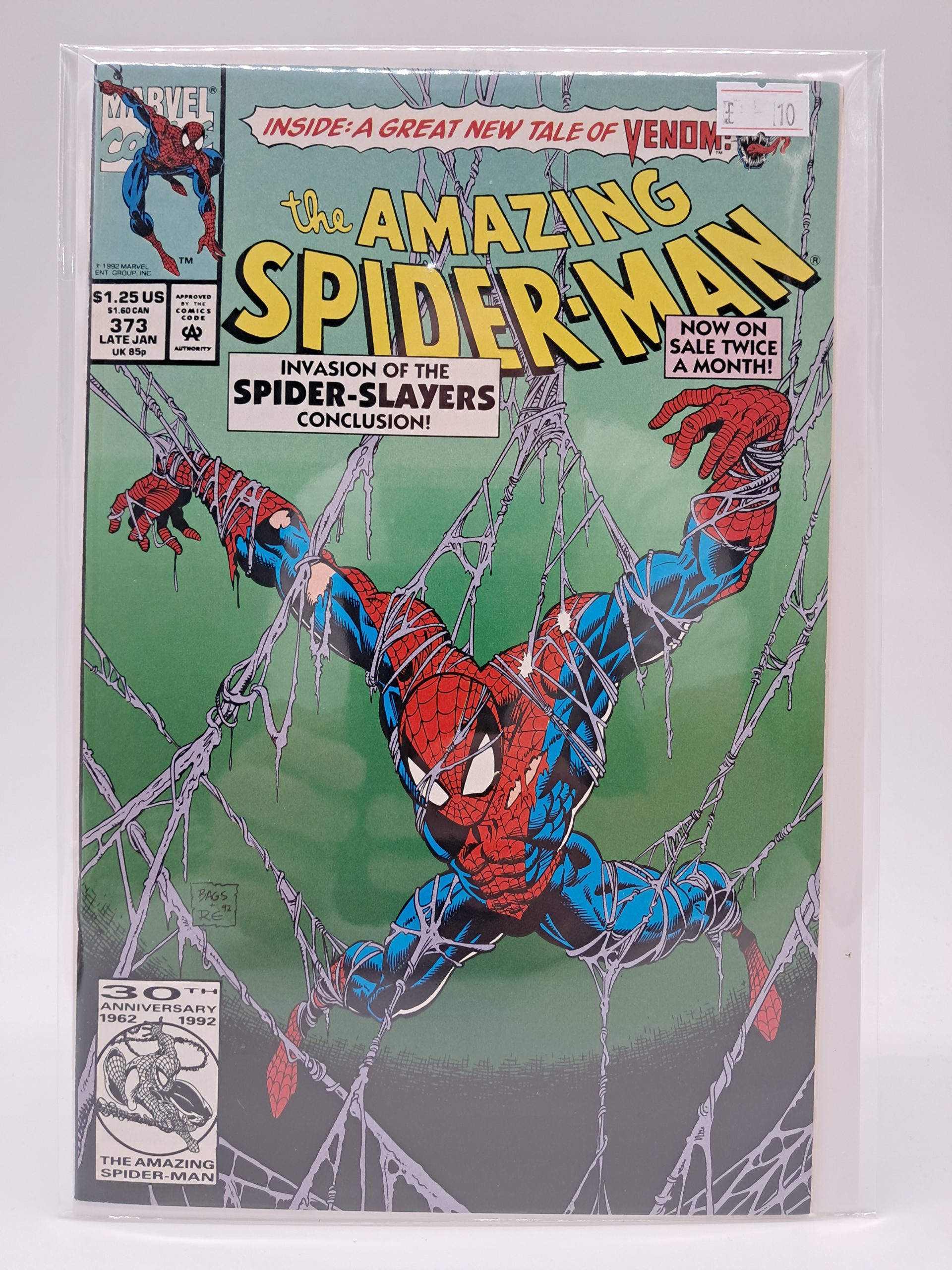 The Amazing Spider-Man #373, Marvel Comics – Spider-Slayers & Venom – 1993