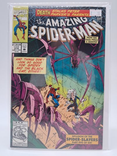 The Amazing Spider-Man #372, Marvel Comics – Spider-Slayers & Black Cat – 1993