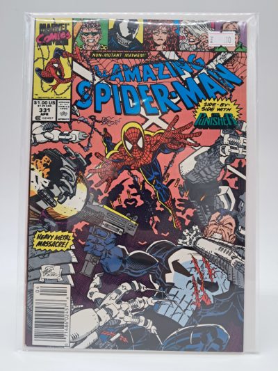The Amazing Spider-Man #331, Marvel Comics – Spider-Man & The Punisher – 1990