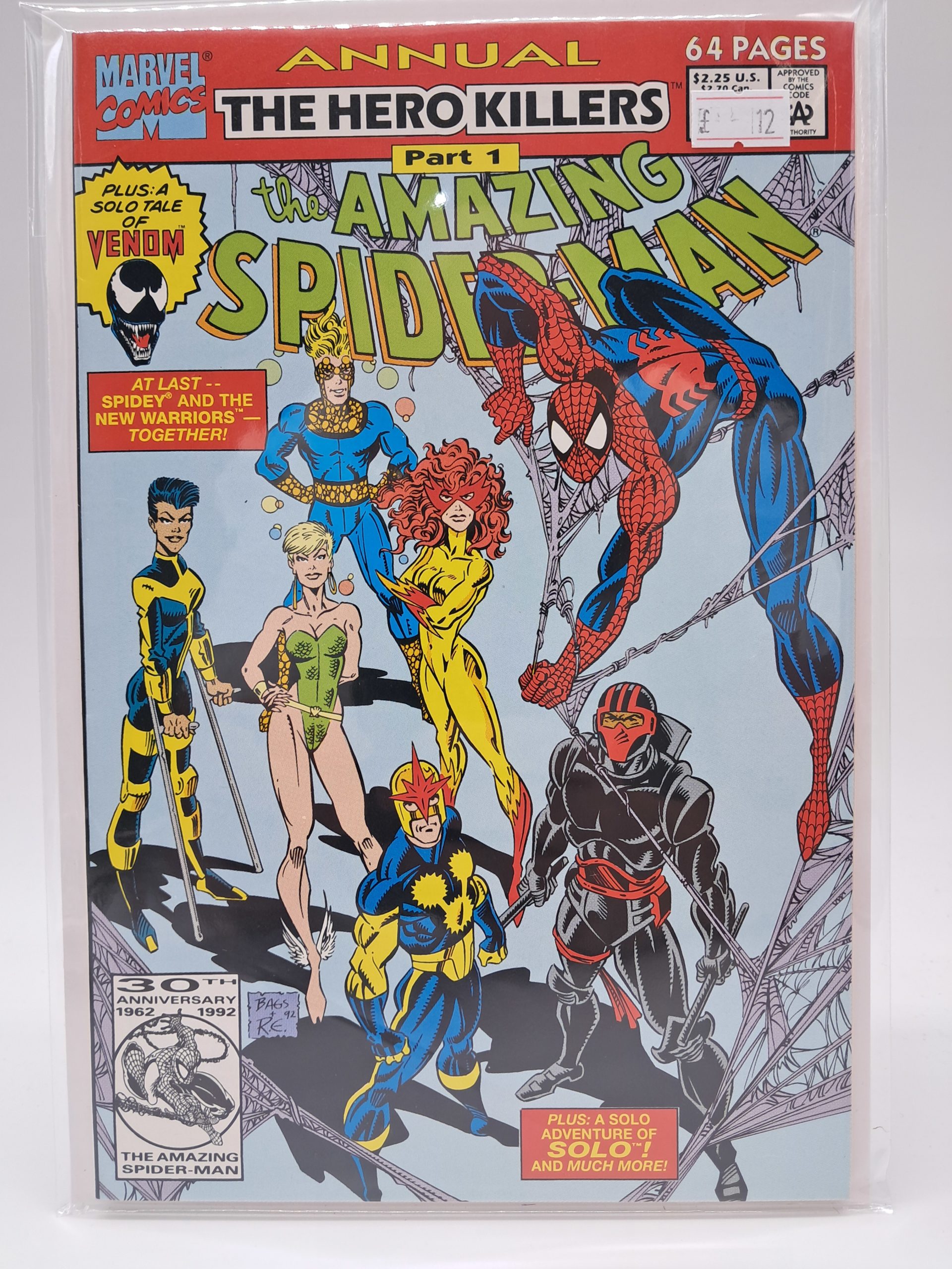 Marvel Comics – The Amazing Spider-Man Annual #26 – The Hero Killers Part 1 – Venom – 1992