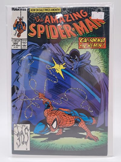 The Amazing Spider-Man #305, Marvel Comics – California Schemin’ – 1988