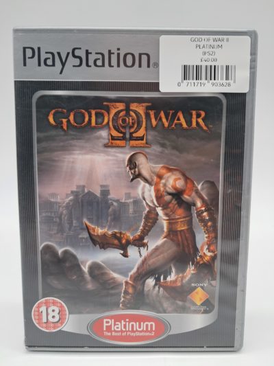 God of War II, Sony PlayStation 2 – Platinum Edition – PS2 Game (Complete with Manual)
