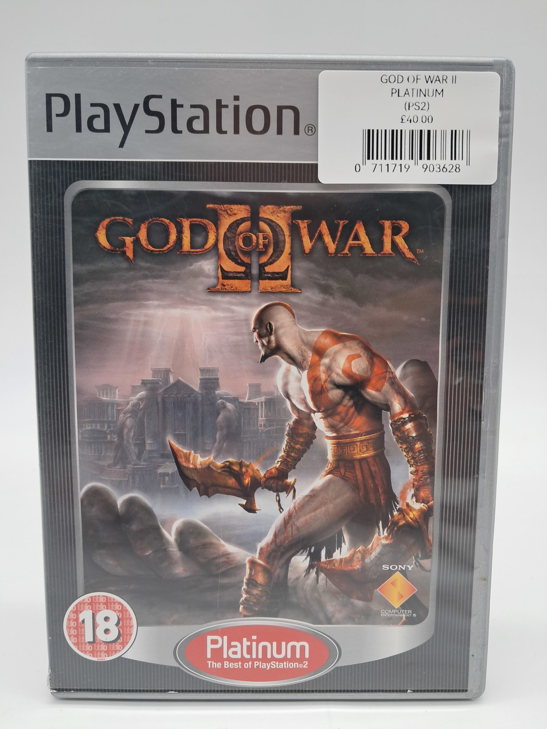 God of War II, Sony PlayStation 2 – Platinum Edition – PS2 Game (Complete with Manual)