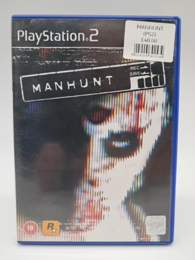 Manhunt, Rockstar Games – Sony PlayStation 2 (Complete with Manual)