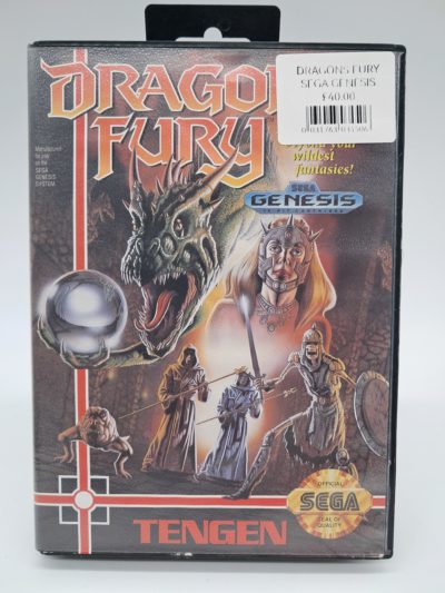 Dragon’s Fury - Sega Genesis – Tengen – 16-Bit Cartridge – (Boxed Game with Manual)