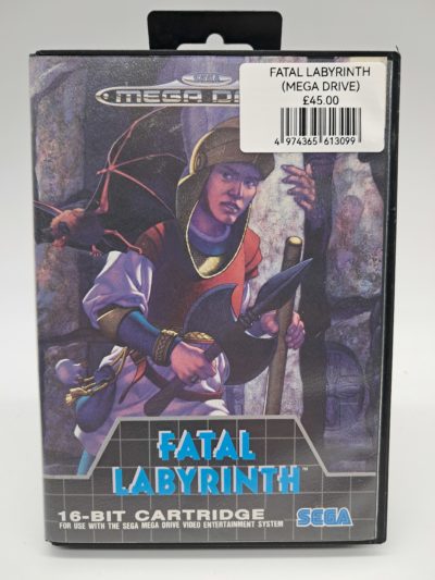 Sega Mega Drive – Fatal Labyrinth – Sega – 16-Bit Cartridge – Boxed Game