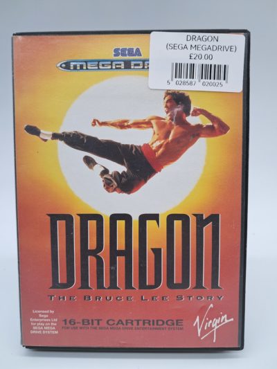Sega Mega Drive – Dragon: The Bruce Lee Story – Virgin – 16-Bit Cartridge – Boxed Game