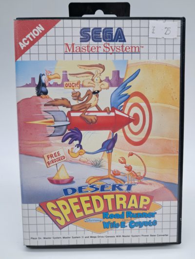 Desert Speedtrap: Road Runner and Wile E. Coyote - Sega Master System – PAL (Boxed with Manual)
