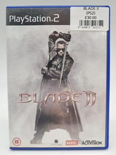 Blade II - Sony PlayStation 2 – Marvel – (Complete with Manual)