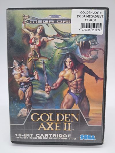 Golden Axe II – Sega Mega Drive – 16-Bit Cartridge (Boxed with Manual)