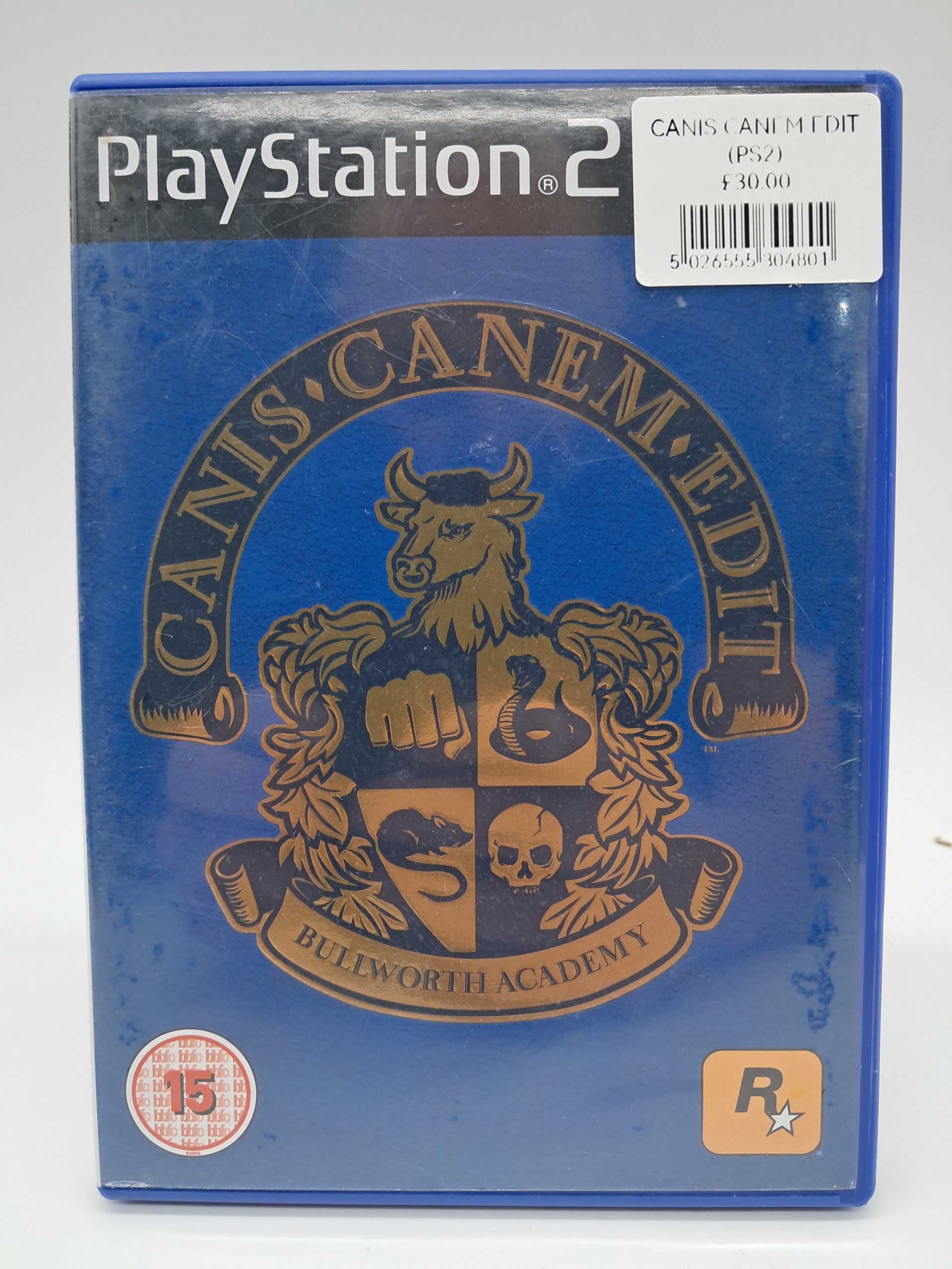 Sony PlayStation 2 – Canis Canem Edit – Rockstar Games – PAL – Boxed Game
