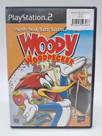 Woody Woodpecker: Escape from Buzz Buzzard Park -Sony PlayStation 2 – PAL (Boxed with Manual)