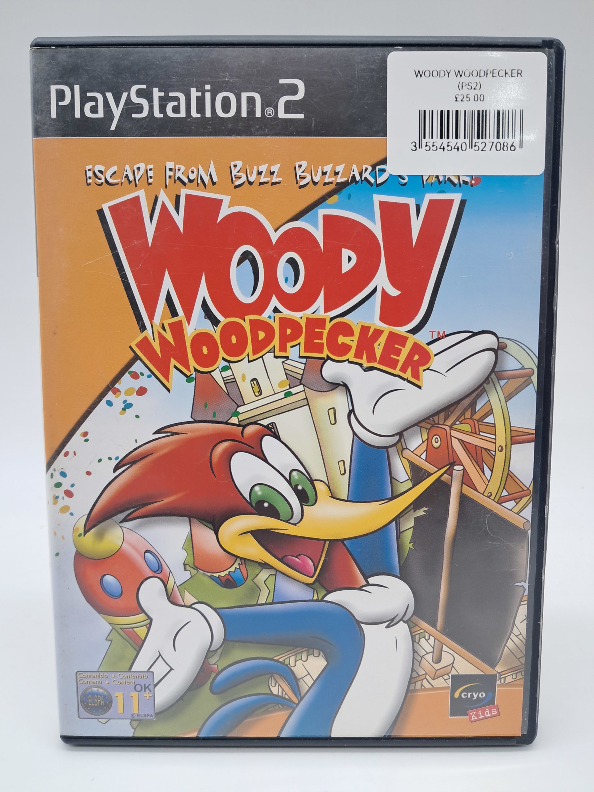 Woody Woodpecker: Escape from Buzz Buzzard Park -Sony PlayStation 2 – PAL (Boxed with Manual)