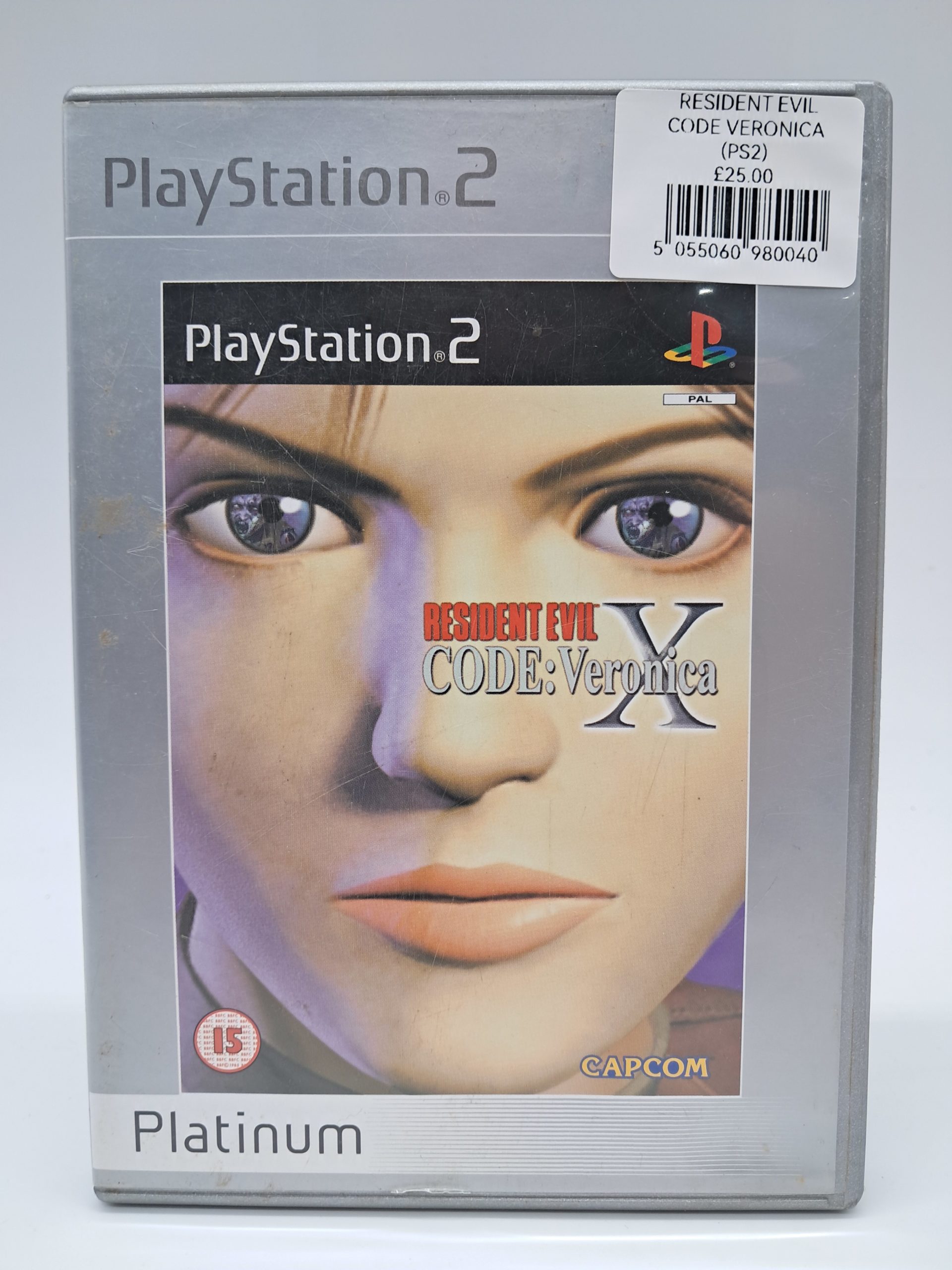 Resident Evil Code: Veronica X, Sony PlayStation 2 – Platinum – PAL (Boxed with Manual)
