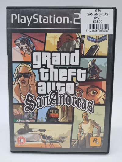Sony PlayStation 2 – Grand Theft Auto: San Andreas – PAL – Boxed Game