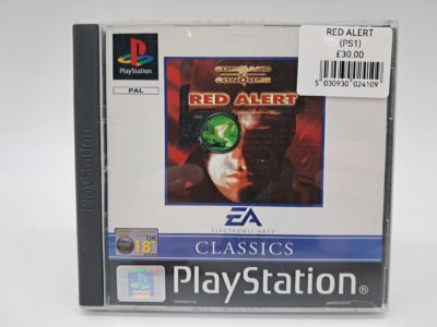 Command & Conquer: Red Alert – Sony PlayStation (PS1) – PAL – EA Classics (Complete with Manual, 2 Disks)